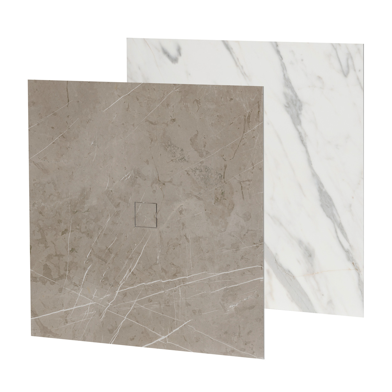 Wedi Fundo Top Primo / Ligno Plus Marble Grey Beige